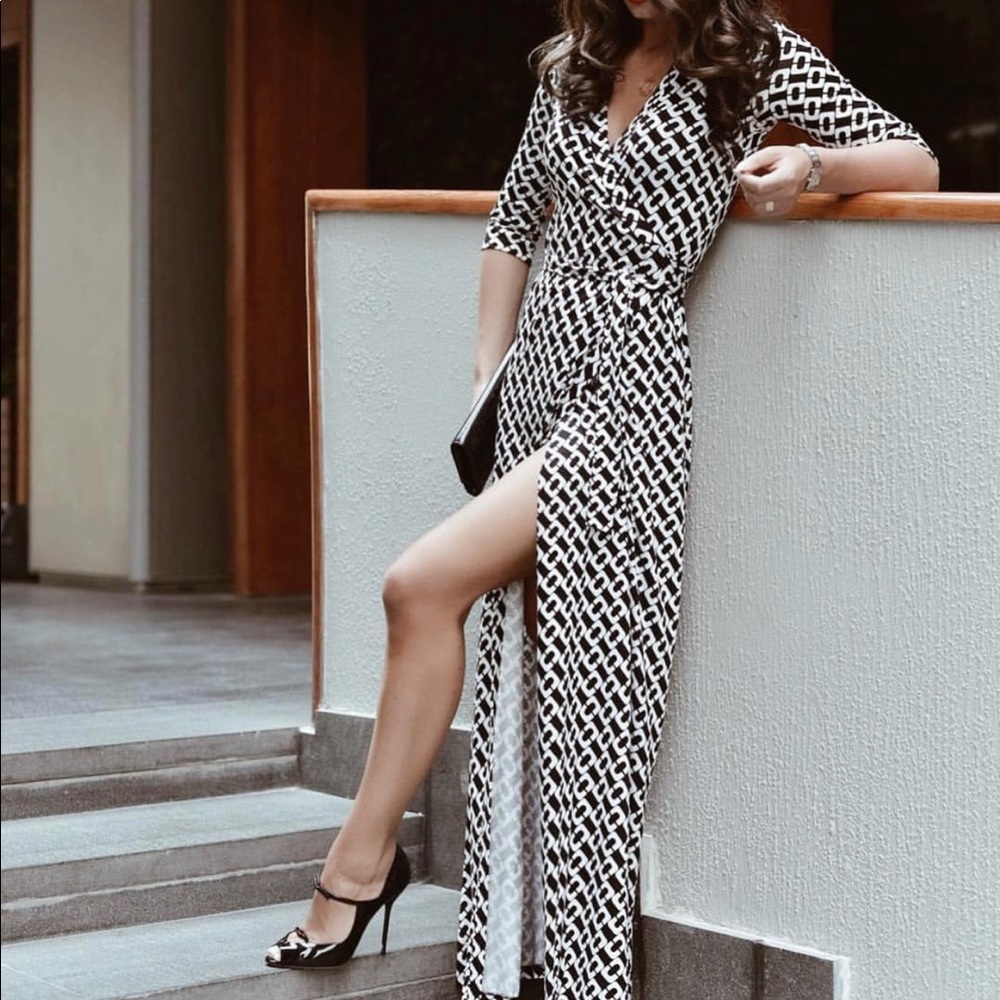 DVF Abigail silk jersey wrap dress